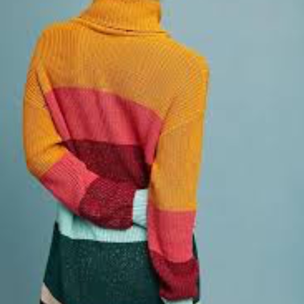 Anthropologie Farm Rio Boldly Striped Cotton Knit - Picture 2 of 8